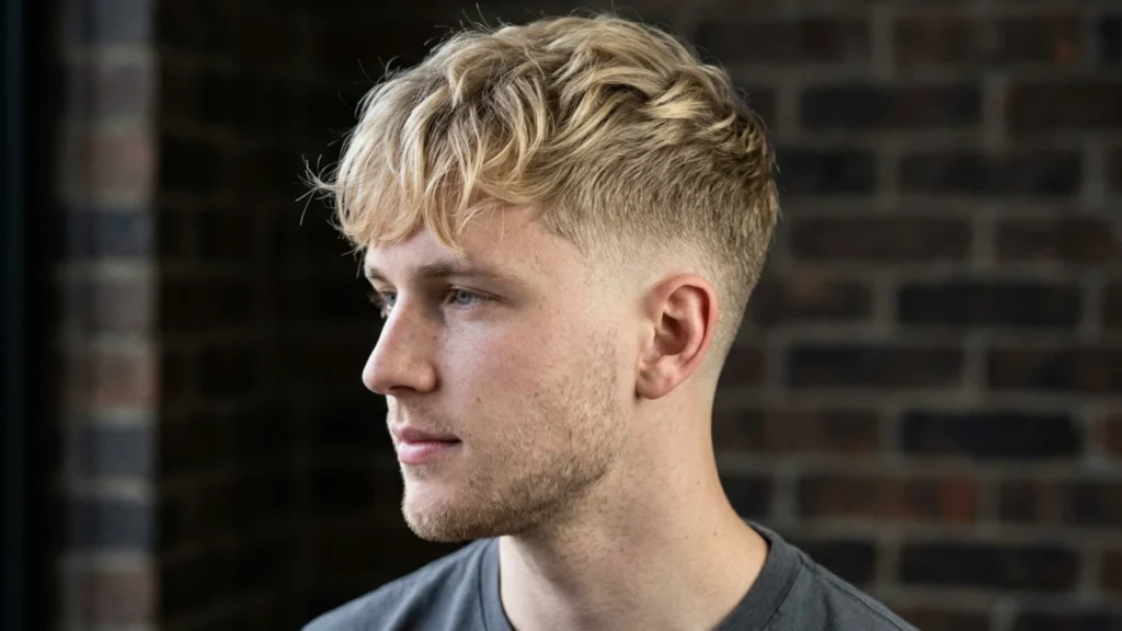 Blonde & Colored Mid Taper Fades