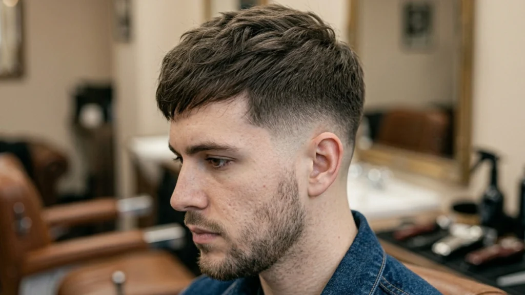 Mid Taper Fade French Crop