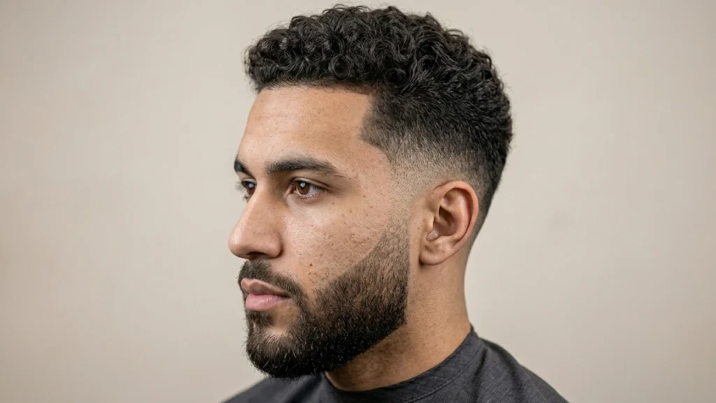 Mid Taper Fade Short Hair