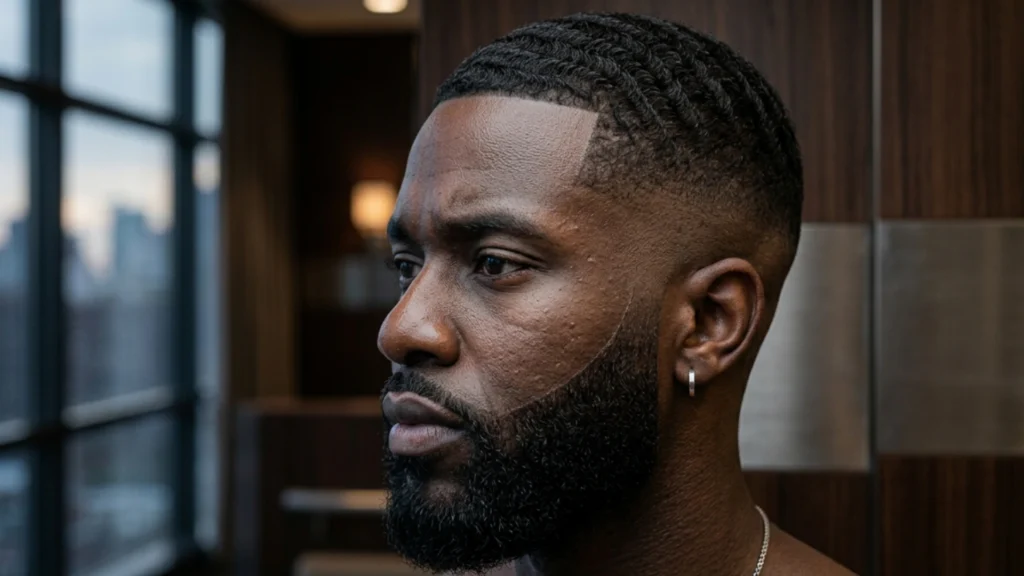 high Taper Fade Black Male