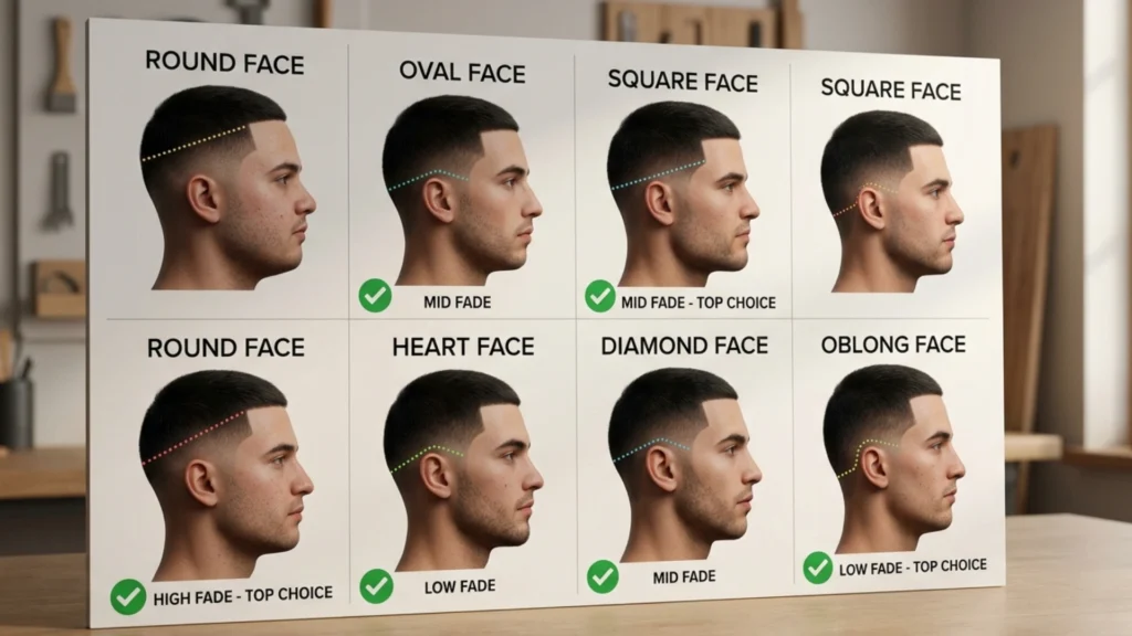 Which Skin Taper Fade Height Suits You