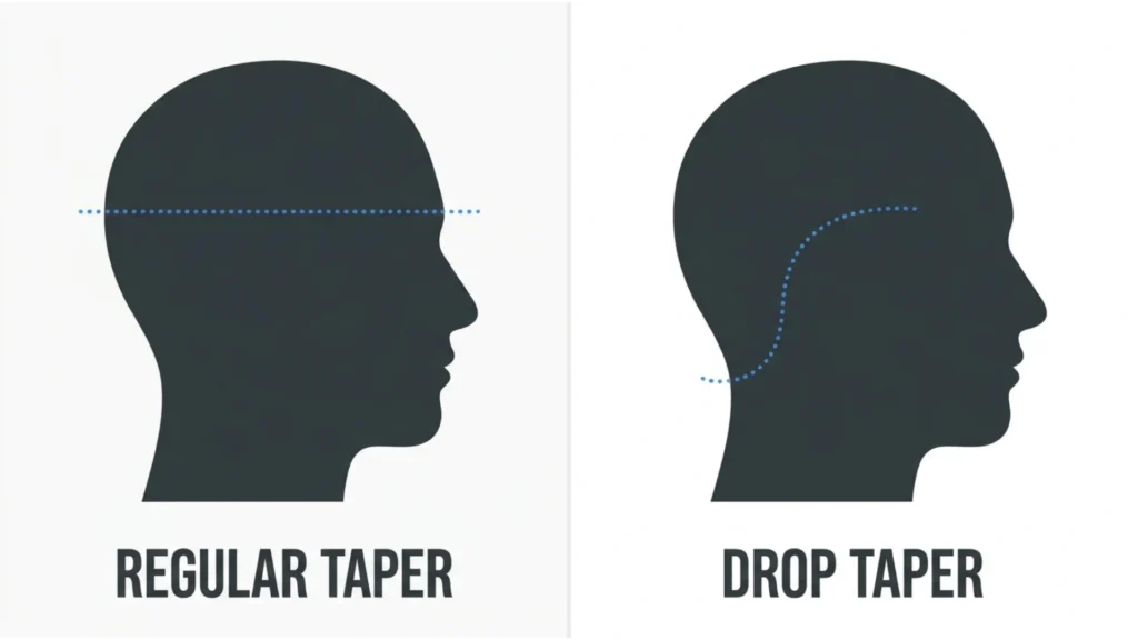 What Makes the Drop Taper Fade Different from a Regular Taper