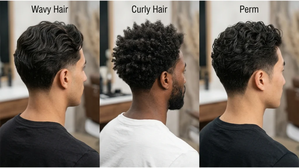 CURLY & WAVY LOW TAPER FADES