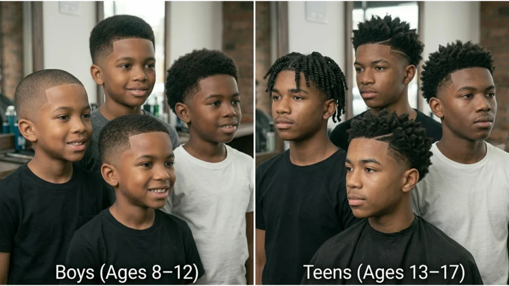 Low Taper Fade Black Male Styles for Black Boys and Teens