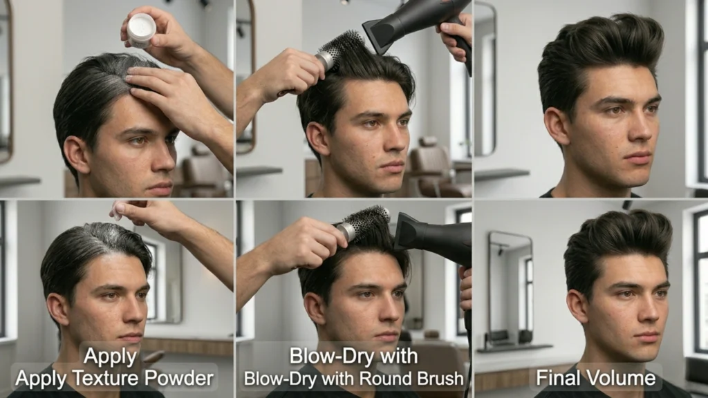 Blowout Low Taper (Straight Hair Specific)