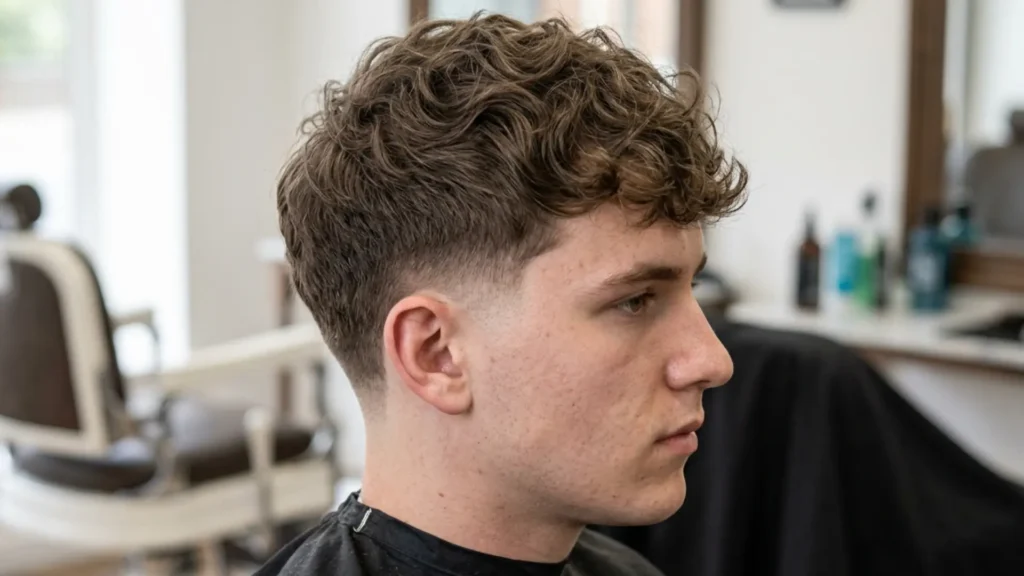Low Taper for Wavy Hair