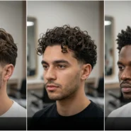 Low Taper Fade Curly Hair