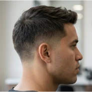 Low Taper Fade Straight Hair