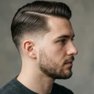 Mid Taper Fade Comb Over